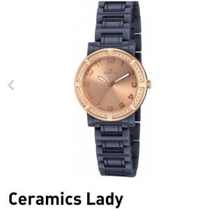 Invicta Women’s Watch #14900- Ceramics Lady - Black/Rose Gold Tone Beautiful!